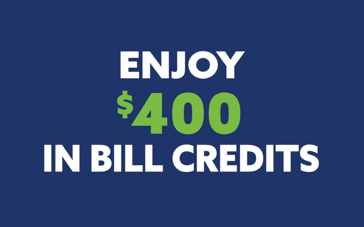 $400 Free Power Banner